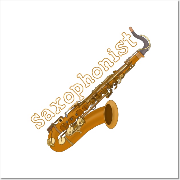 Saxophonist Wall Art by DiegoCarvalho